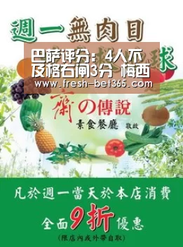 巴萨评分：4人不及格右闸3分 梅西只拿到及格分：bet365网站(图4)